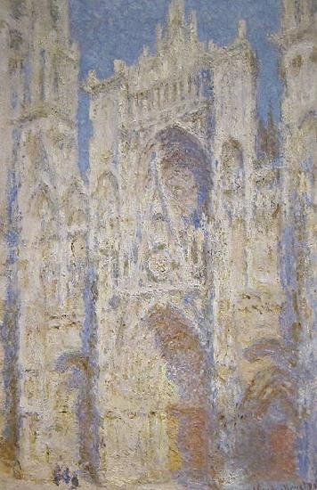 Claude Monet Rouen Cathedral West Facade Sunlight oil painting image